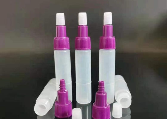 PET Silindirik Plastik Reaktif Şişesi 5ml Mini Plastik Sprey Şişesi