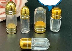 Altın 5g Boş Plastik Hap Kapsülleri ISO9001 Blister Kapak
