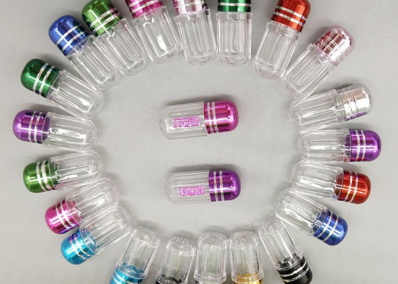13mm Küçük Plastik Hap Kapları SGS Tek Kapsül Paketleme