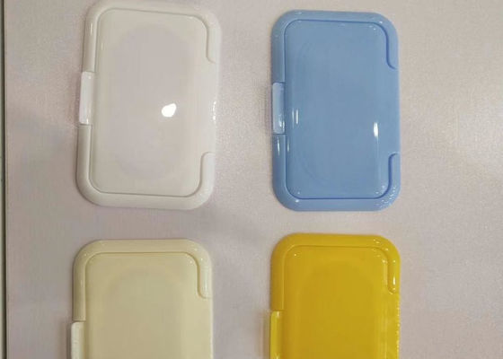 65mm Islak Mendil Kapağı Doldurulamaz ISO9001 Plastik Flip Top Cap