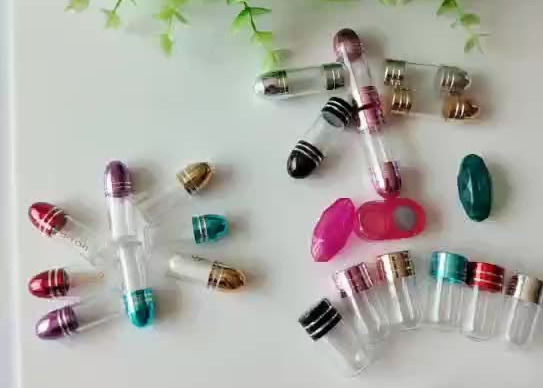 1g Küçük Plastik Hap Kapları