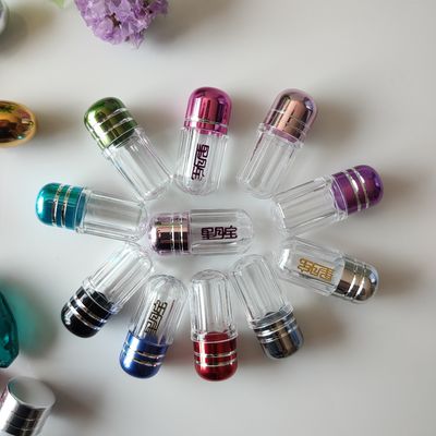 SGS Boş Plastik Hap Şişeleri 13mm Tek Kapsül Mermi Şekli