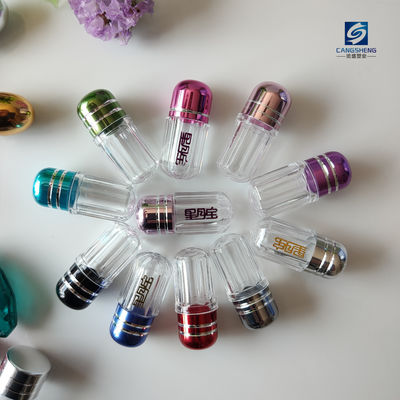 Altıgen Tek Kapsül Şişeleri 12mm 2g Gergedan Hapı Şişesi