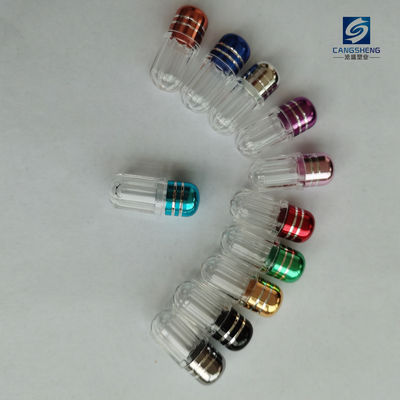 Altıgen Tek Kapsül Şişeleri 12mm 2g Gergedan Hapı Şişesi