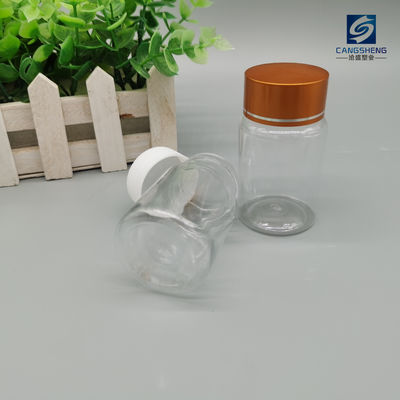 PS Boş Plastik Hap Şişeleri 10ml Silindirik Tablet Kapları