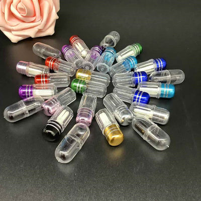 Farmasötik Tek Kapsül Kabukları Alüminyum Kapaklı 10ml Küçük Hap Şişeleri