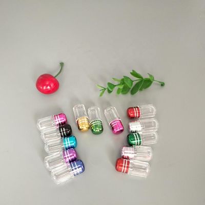 Sağlık Takviyesi İçin 12mm Mor Boş Plastik Hap Kapsülleri
