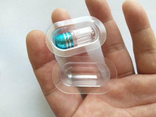 12mm Şeffaf Hap Şişeleri 3ml Farmasötik Mermi Kabuğu