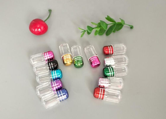 12mm PS Boş Plastik Hap Kapsülleri Tek Hap Kapsül Ambalaj Şişeleri