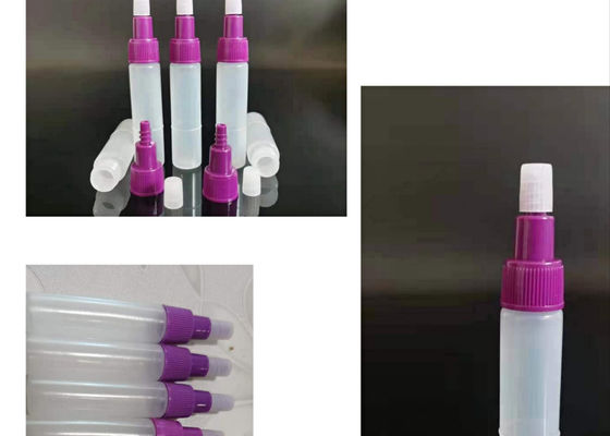 8ml ISO9001 Plastik Reaktif Şişeleri PP Küçük Plastik Sprey Şişeleri