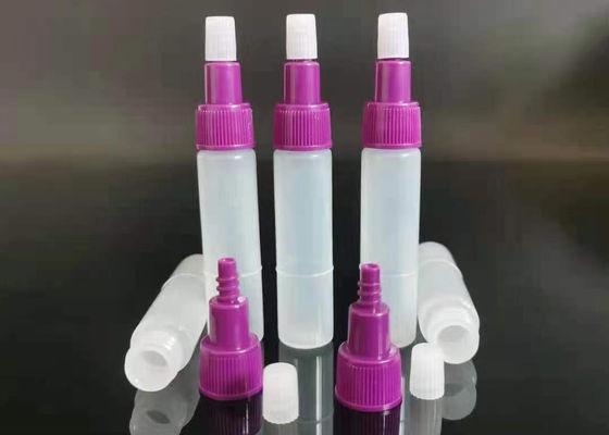 8ml ISO9001 Plastik Reaktif Şişeleri PP Küçük Plastik Sprey Şişeleri