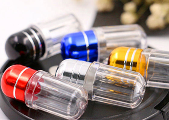 PET Plastik Kapsül Şişeleri Metal Blister 1g Tek Kapsül Kabukları