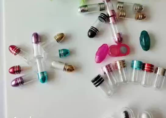 2ml Şeffaf Plastik Hap Şişeleri ISO9001 Rhino Altın Kapsül