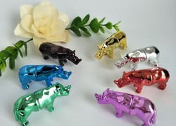 3D Boş Kapsül Şişeleri ABS Plastik 150K Rhino Altın Kapsül