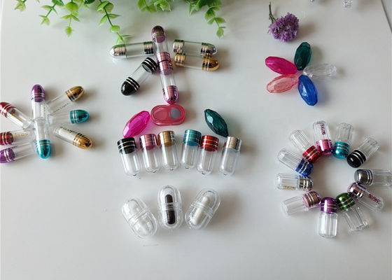 12mm 2g Boş Kapsül Şişeleri Farmasötik Mavi Gergedan Kapsülleri
