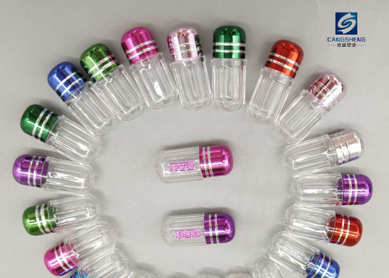 SGS 2g Küçük Plastik Hap Kapları Tek Kapsül Mini Hap Şişeleri