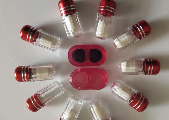 SGS 2g Küçük Plastik Hap Kapları Tek Kapsül Mini Hap Şişeleri