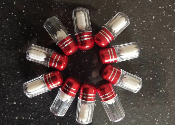 15mm 2g Kapsül Ambalaj Şişeleri Sekizgen Şekil PS Plastik
