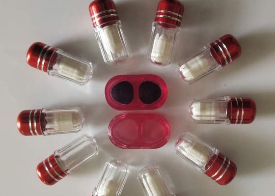 13mm Küçük Hap Şişeleri Silindirik Şekil Tek Kapsül Ambalajı