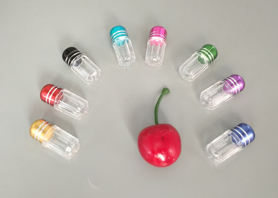 13mm Küçük Hap Şişeleri Silindirik Şekil Tek Kapsül Ambalajı