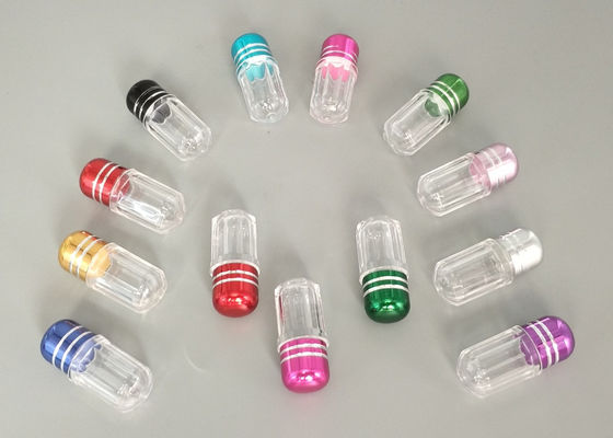 Metal Kapaklı Şeffaf Blister Boş Kapsül Kabuğu ile 3g 13mm Plastik Şişe