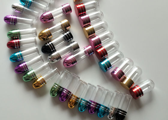 Pembe Polipropilen Küçük Hap Şişeleri 10ml Şeffaf Plastik Hap Şişeleri