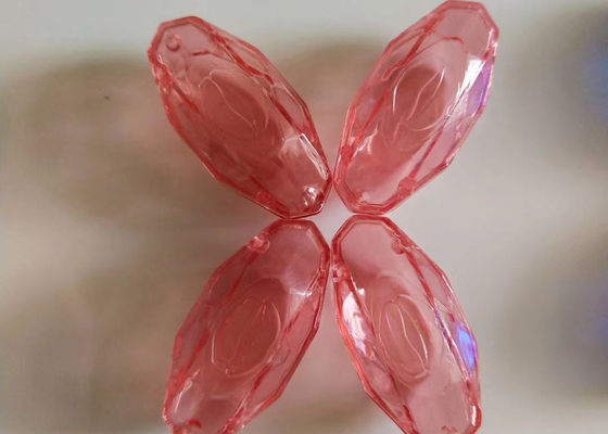 Pembe Polipropilen Küçük Hap Şişeleri 10ml Şeffaf Plastik Hap Şişeleri