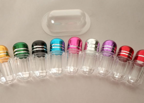 Pembe Polipropilen Küçük Hap Şişeleri 10ml Şeffaf Plastik Hap Şişeleri