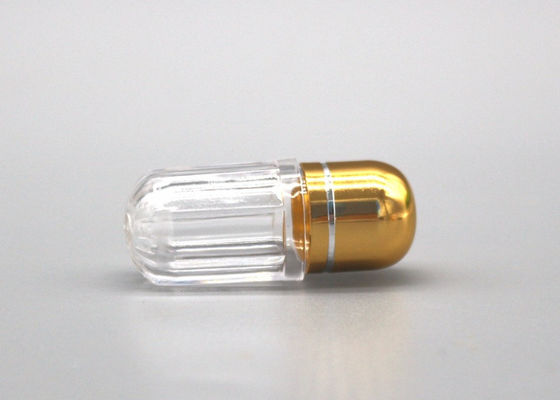 3ml Altın Şeffaf Hap Şişeleri OEM Boş Plastik Hap Şişeleri