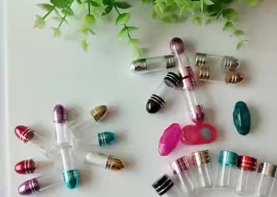 36mm Şeffaf Plastik Hap Şişeleri 3g Küçük Plastik Hap Kapları