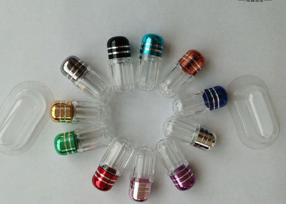 13mm Küçük Plastik Hap Kapları SGS Tek Kapsül Paketleme