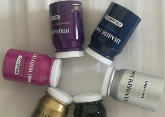 30mm İlaç Ambalaj Şişeleri 10ml Gıda Takviyesi Kavanozu