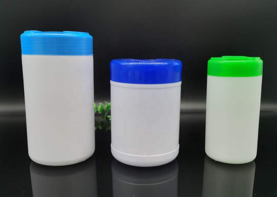 HDPE Islak Mendil Kovaları ISO9001 Silindir Islak Mendil Ambalaj Şişeleri