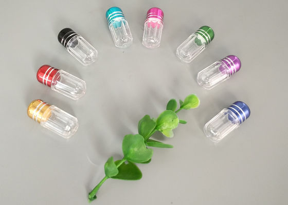 Alüminyum Kapaklı Sekizgen Boş Plastik Hap Kapsülleri 2g