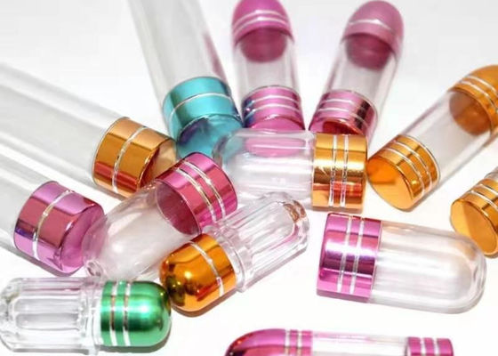 SGS Boş Plastik Hap Şişeleri 13mm Tek Kapsül Mermi Şekli