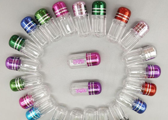 Alüminyum Kapaklar Boş Kapsül Şişeleri 2g Tekli Siyah Gergedan